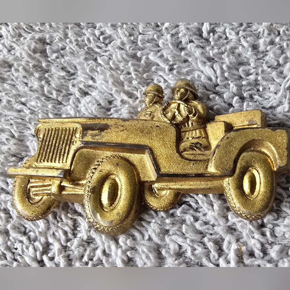 Army Jeep Brooch Pin - Picture 6 of 10